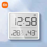 Xiaomi Multifunction Thermometer Hygrometer Automatic Electronic Temperature Humidity Monitor Clock Function LCD Digital Display