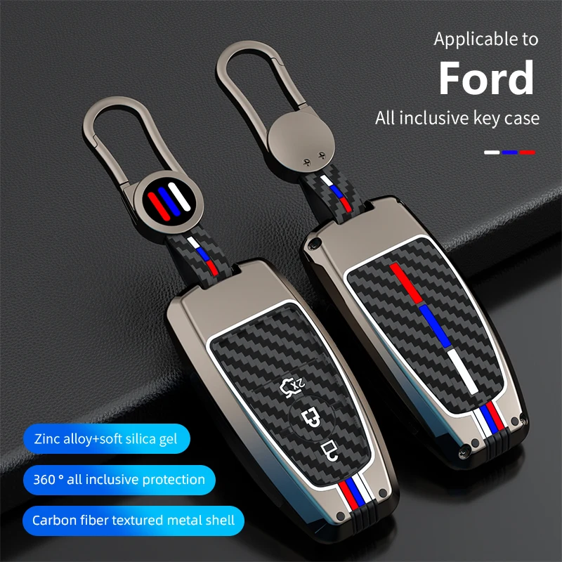 Auto Remote Key Case Cover Shell Anhänger für Ford Edge Fusion Mustang Explorer F150 F250 F350 Eco sport Protector Halter schlüssel los