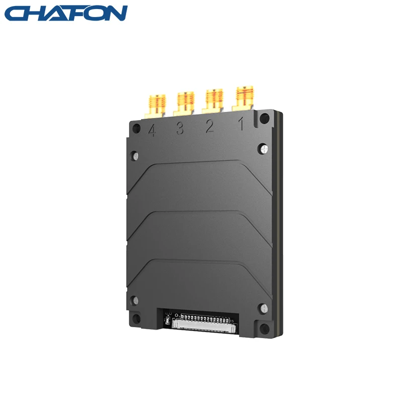 Chafon CF-E714 장거리 RFID 리더 모듈, 창고 및 타이밍 관리용 무료 SDK ISO18000-6C, 865-868MHz, 4 포트, 15m