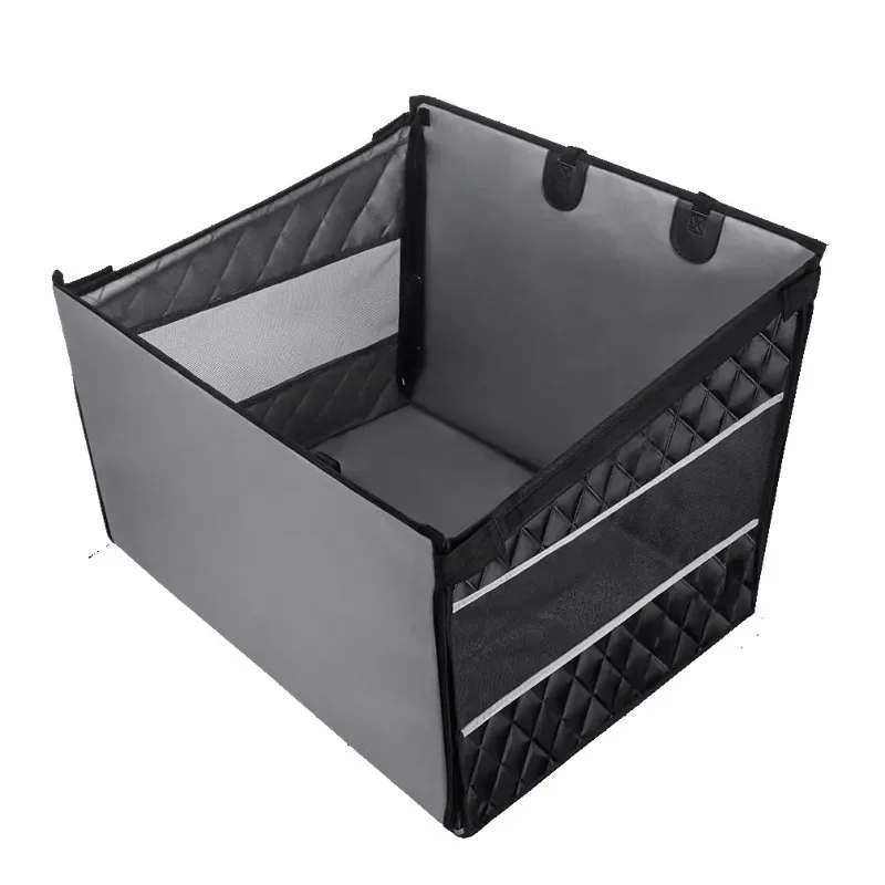 

Single rear seat dog car seat cushion Oxford cotton nylon cage reinforced mesh pet rear seat cover