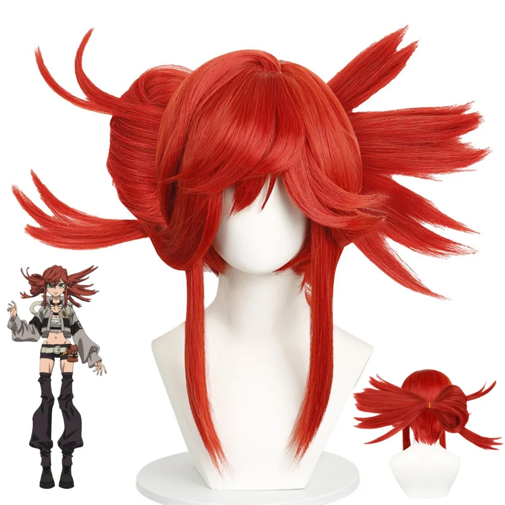 Li Glasur Cosplay Rose Net Perücke Anime Gachiakuta Haar Halloween Party Prop Perücken