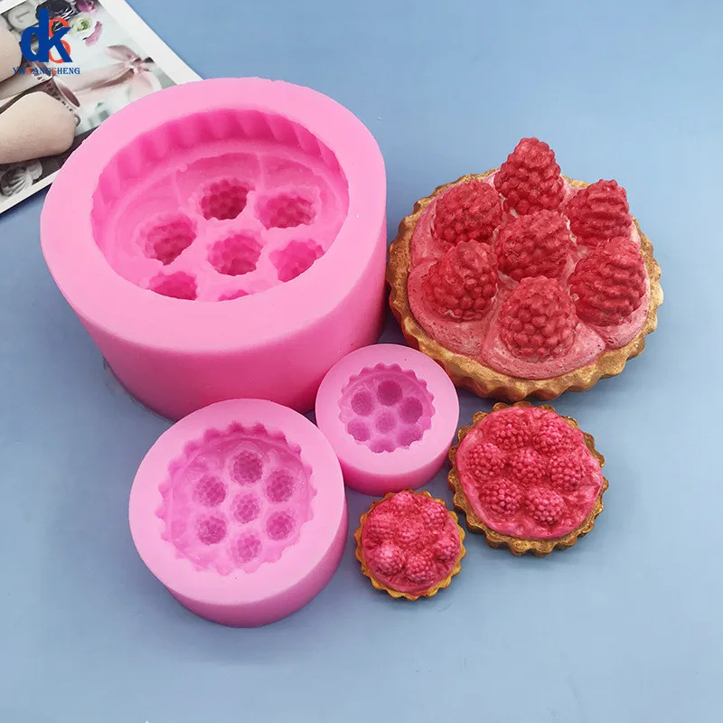 New Raspberry Tower Strawberry Silicone Mold Rose Chocolate Mould Mousse Decoration Cake Baking Tools Fondant Dessert Maker