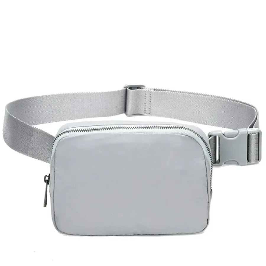 

Fashion Outdoor Running Waist Bag Simple Casual Crossbody Men Women Chest Bag Convenient Nylon Waterproof Sports Waist Bags