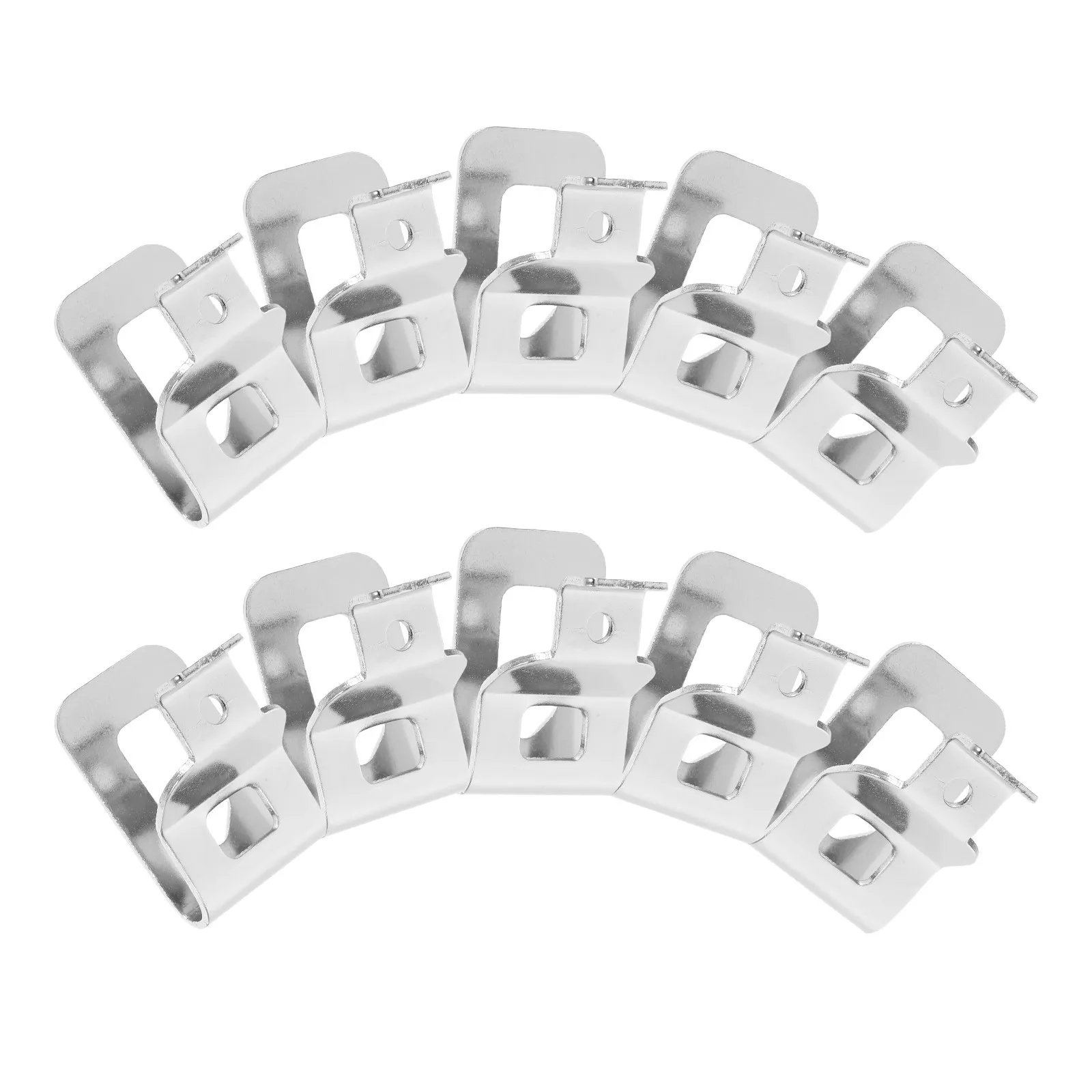 10Pcs Tool Belt Buckle Metal Drill Driver Hook Clip Screwdriver Wrench Holder Heavy Duty Construction Tool Replacement Belt Clip
