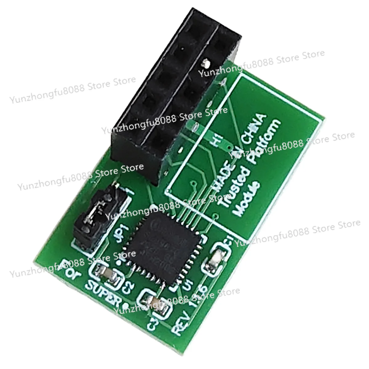 A51I 1 قطعة 10 Pin SPI TPM 2.0 منصة موثوقة لـ AOM-TPM-9670H