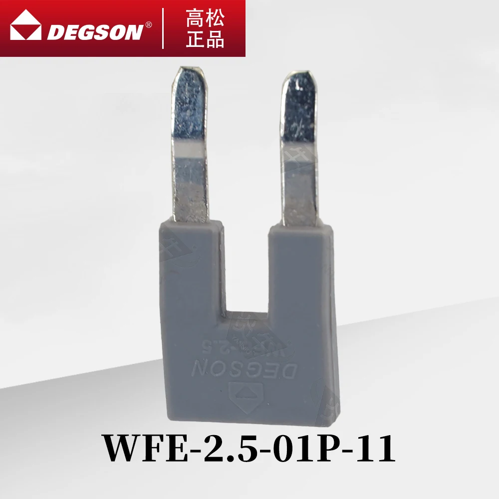 10Pcs DEGSON WFE-2.5-01P-11-00ZH Sensor DIN RAIL TERMINAL BLOCKS PHOENIX CONNECTOR Lead 7439-92-1 RoHS grey 5.95mm