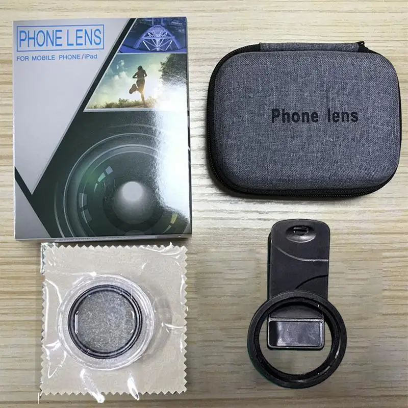 強化フィルター付きユニバーサルソーラー充電ケース、iPhoneスマートフォン用カメラレンズ