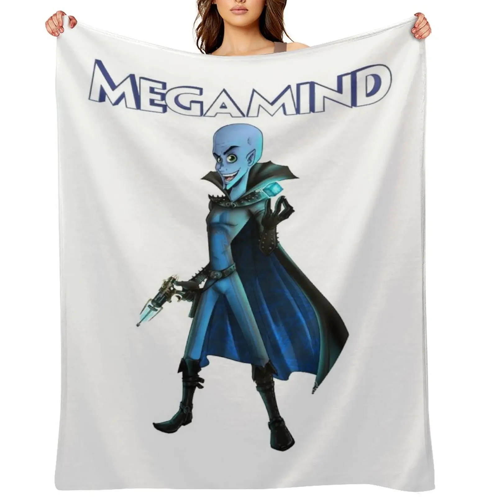 megamind Throw Blanket Nap Bed linens funny gift Shaggy Soft Plush Plaid Blankets For Sofas Blankets