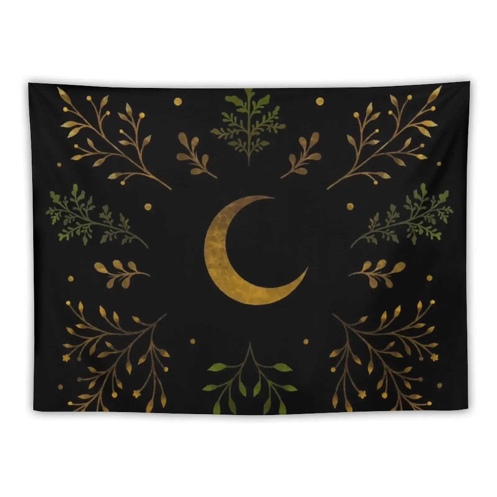 Crescent Moon Gold Tapestry Wall Decor Hanging Outdoor Decoration Home Decorators Tapestry