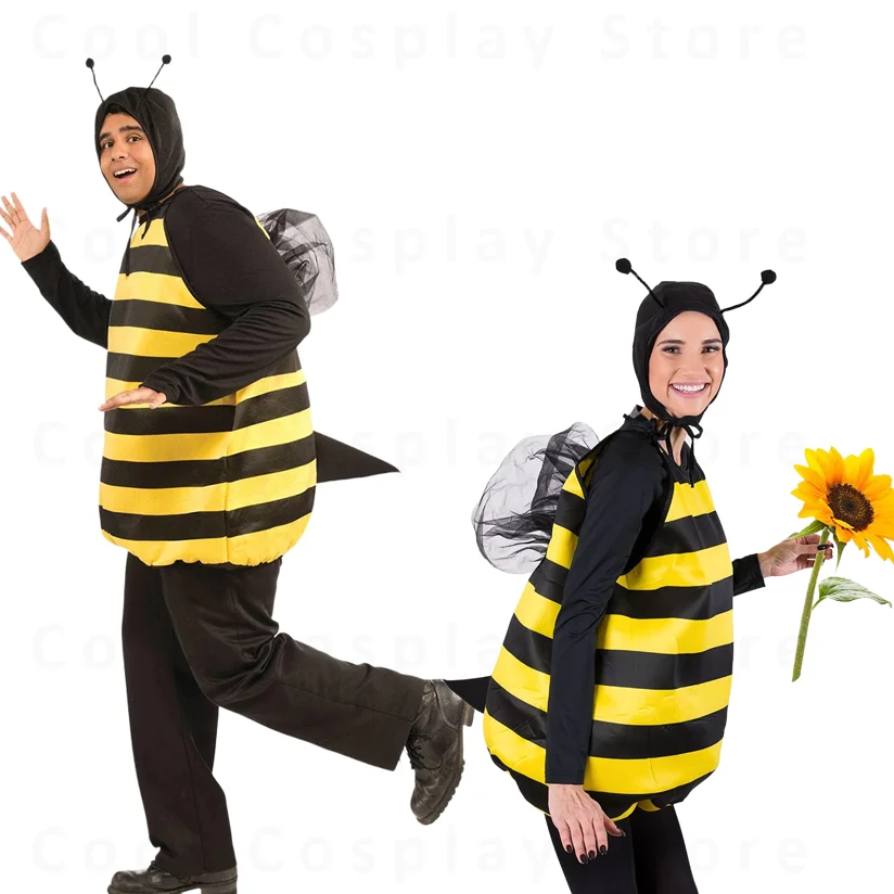مضحك الكبار طفل النحل ازياء عيد الفصح كرنفال لطيف الحيوان دور اللعب مجموعات هالوين الحشرات تأثيري ملابس مجموعة ملابس الحفلات #2