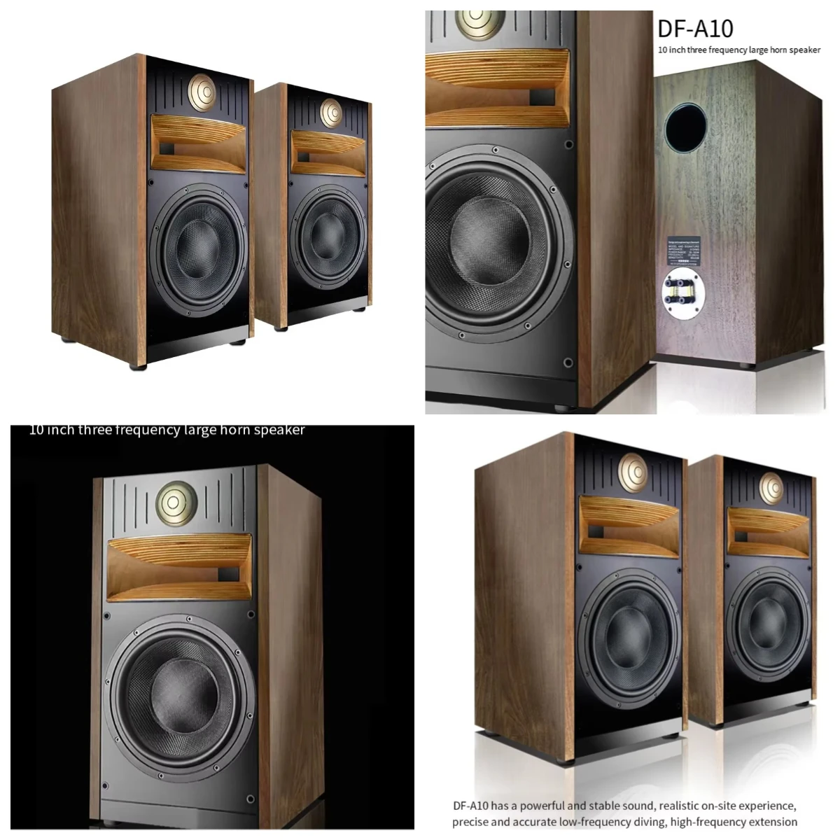 

Новая акустическая система DF-A10 HIFI 2026 года: полочные колонки в деревянном корпусе, пассивные, без батареи, без потерь качества