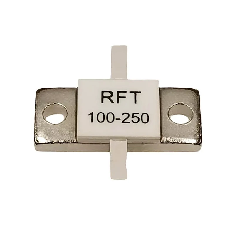 RFT100-250RM2510 Flanged Double Lead 100 Ohm 250W High-Power RF Resistor