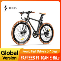 FAFREES F1 700C Electric Bike 250W Brushless Motor 25km/h Max Speed Mechanical Disc Brakes LED Display