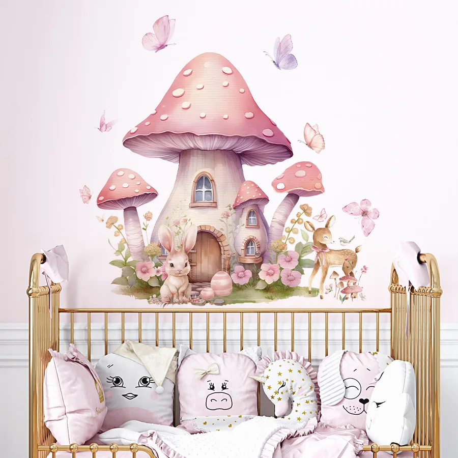Pink Mushroom Hut A…