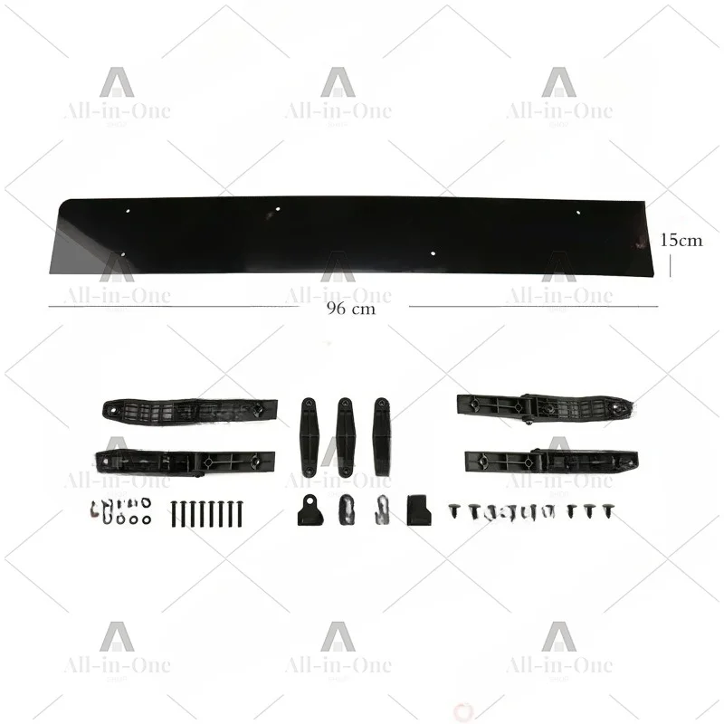 Roof spoiler, deflector, silent universal, noise reduction board