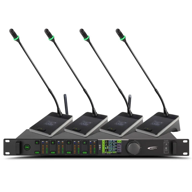 

Balanced effect Multifunctional one-to-four conference microphone