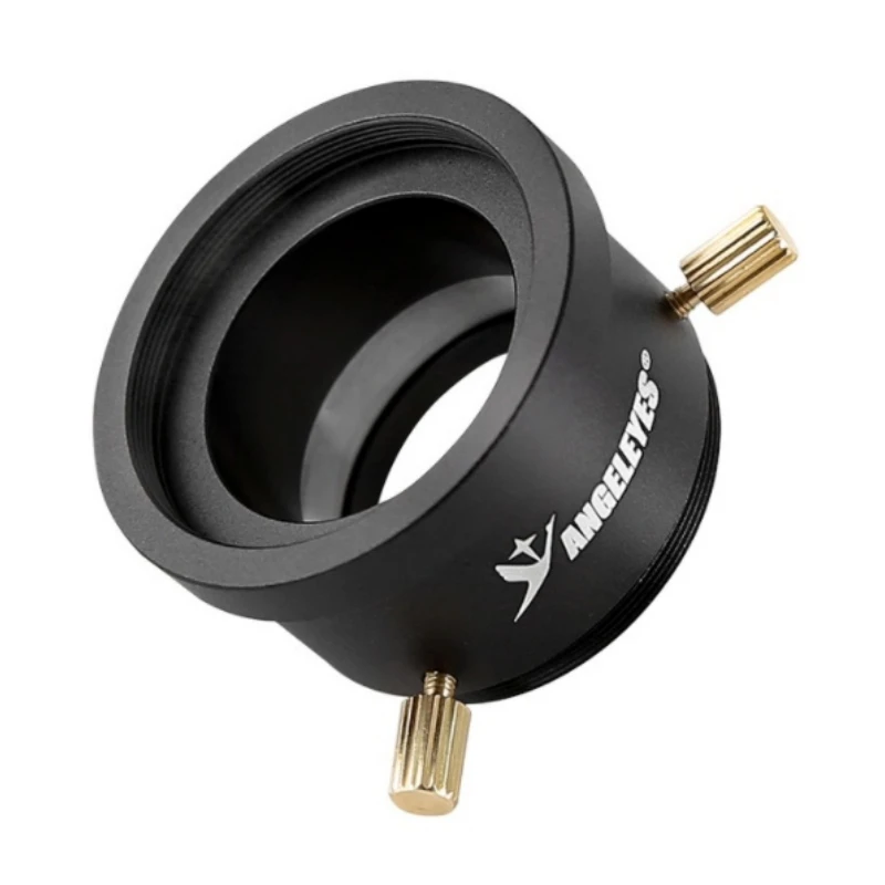 Angeleyes M42 Turned 1.25 Inches Three Screws Locking Center Photography Sleeve Bird Watching Telescope Astronomical Accessories