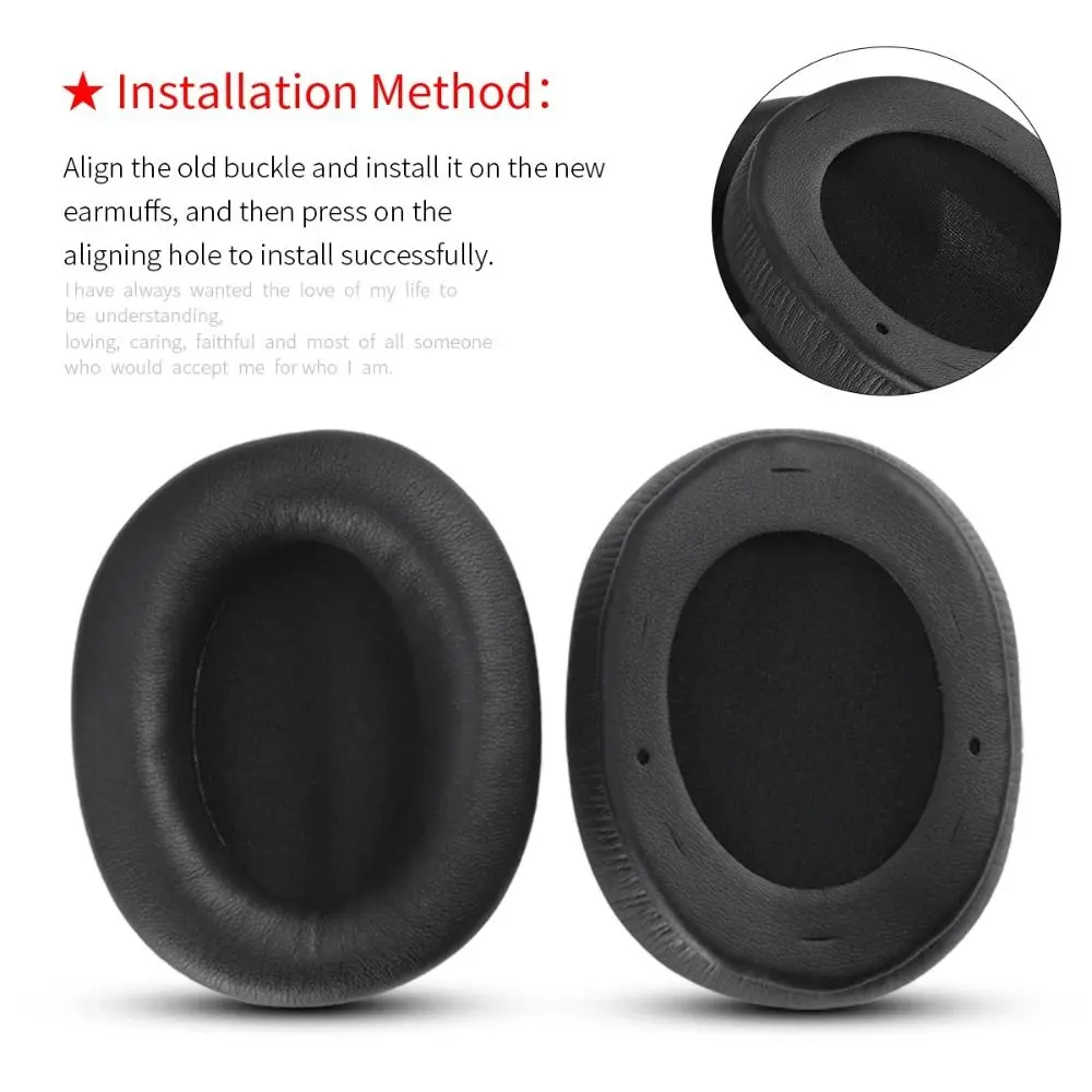 2Pcs Foam Sponge Ear Pads Earpads Headset Replacement Ear Cushion Earmuff Repair Parts for Edifier W800BT PLUS/W800X