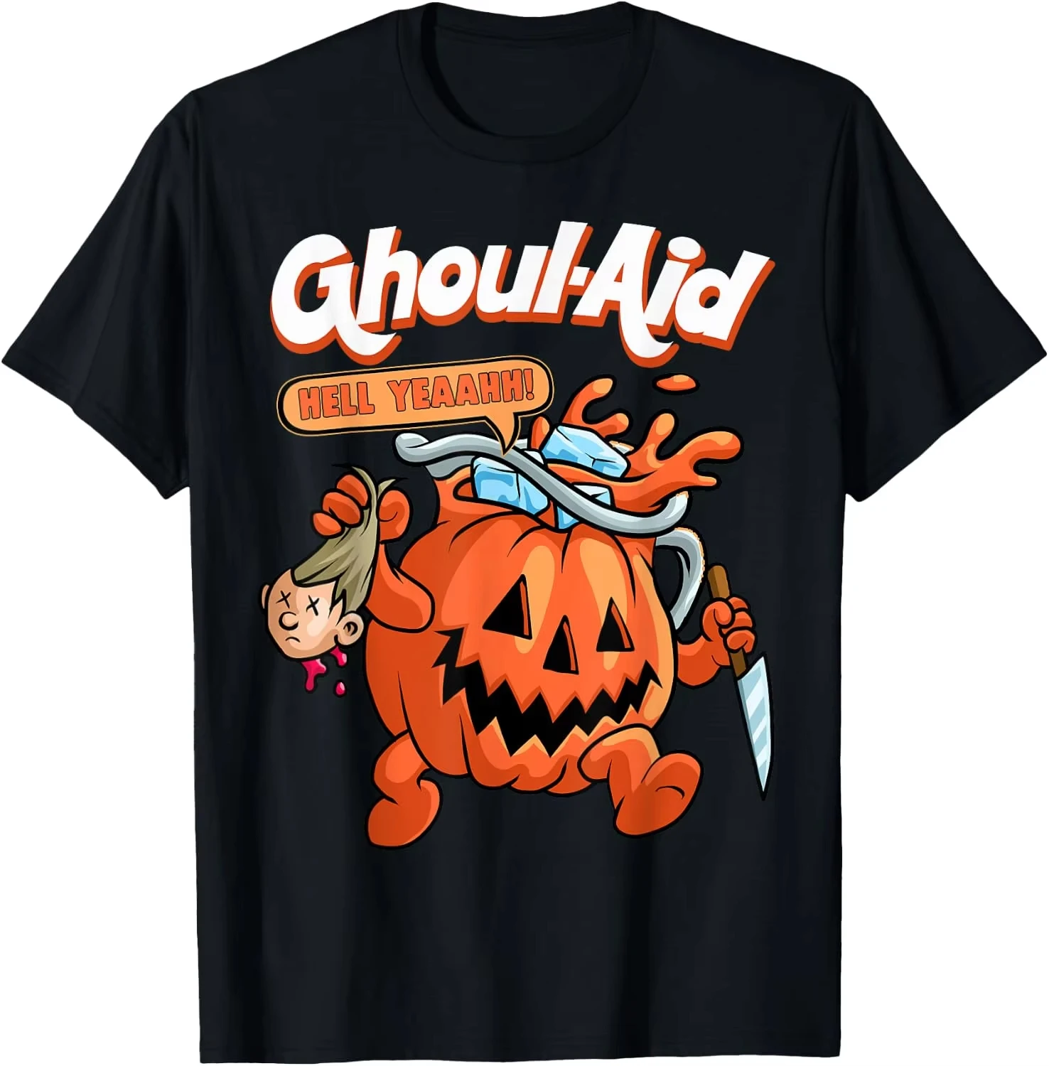 Ghoul-Aid T-Shirt Funny Halloween Pumpkin 