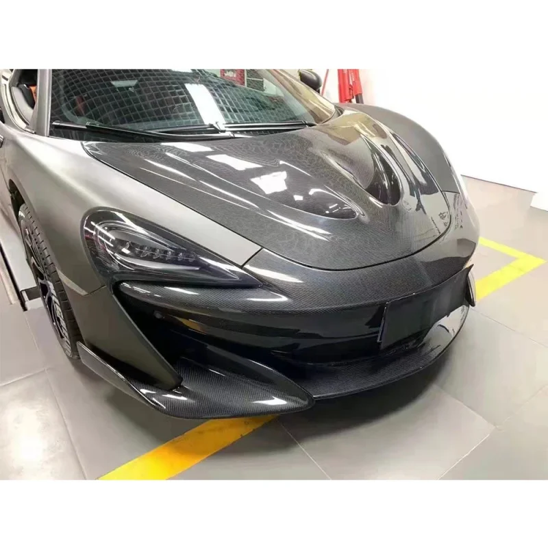 Suitable for Mclaren 540c 570s 650s MP4-12C Carbon Fiber Front Bumper Engine Hood Bonnet view 4