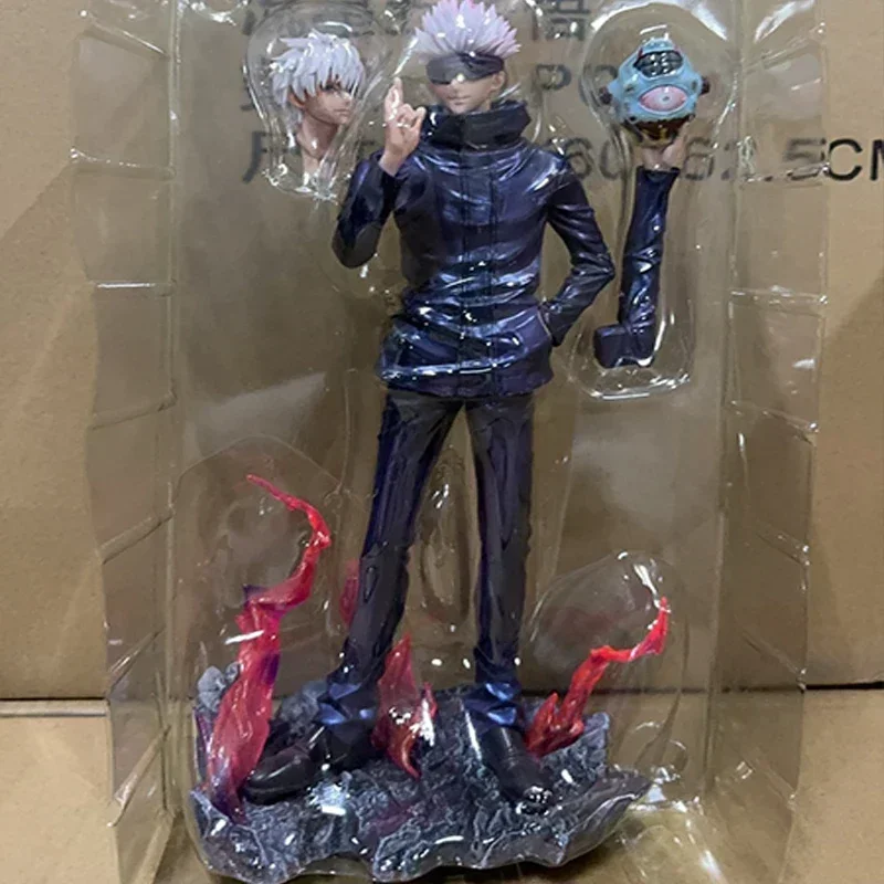 Jujutsu Kaisen Anime Figure Satoru Gojo Action Figure LX Standing 5T5 Figures Gk Figurine Collection Model Ornament Toy for Kid