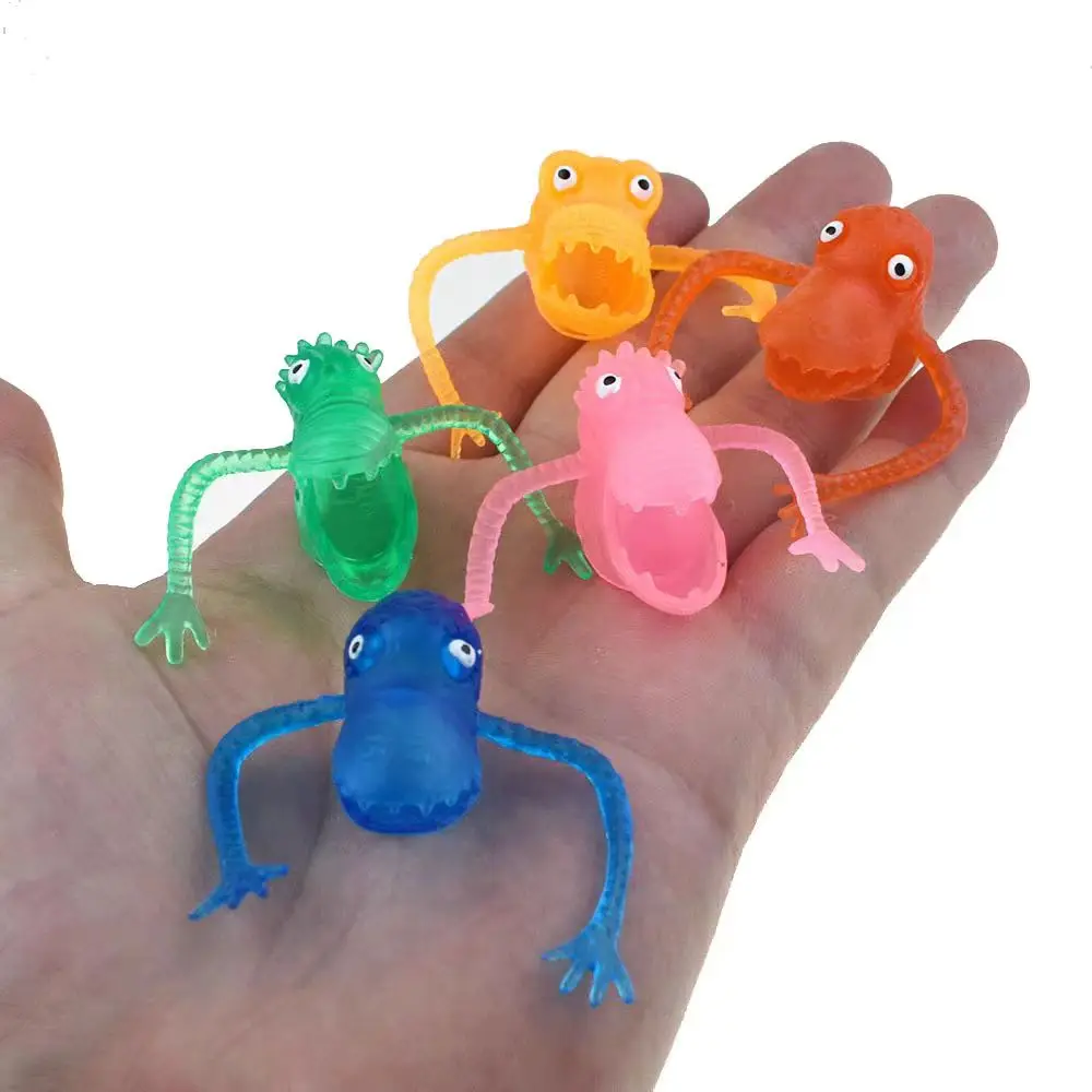 Dinosaur Finger Puppet Funny Small Toys Weird Stuff For Kids Regalos Cumpleaños Niños Para Invitados