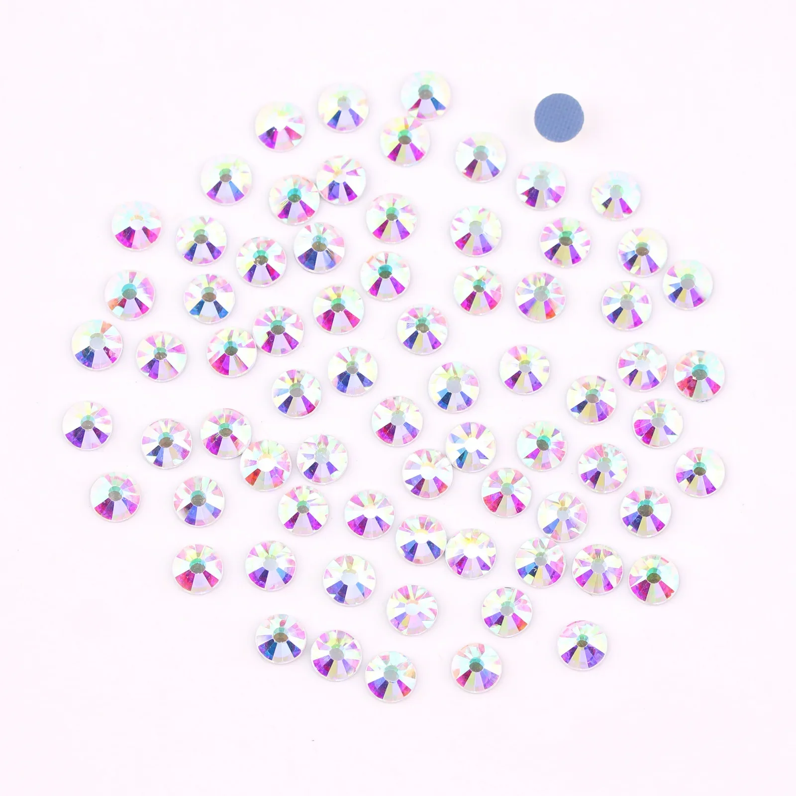 SS6-SS50 AAAAA Crystal AB Tornasol High Quality Glass Crystal Flatback Stones Hot Fix Strass DIY Beads Iron On HotFix Rhineston