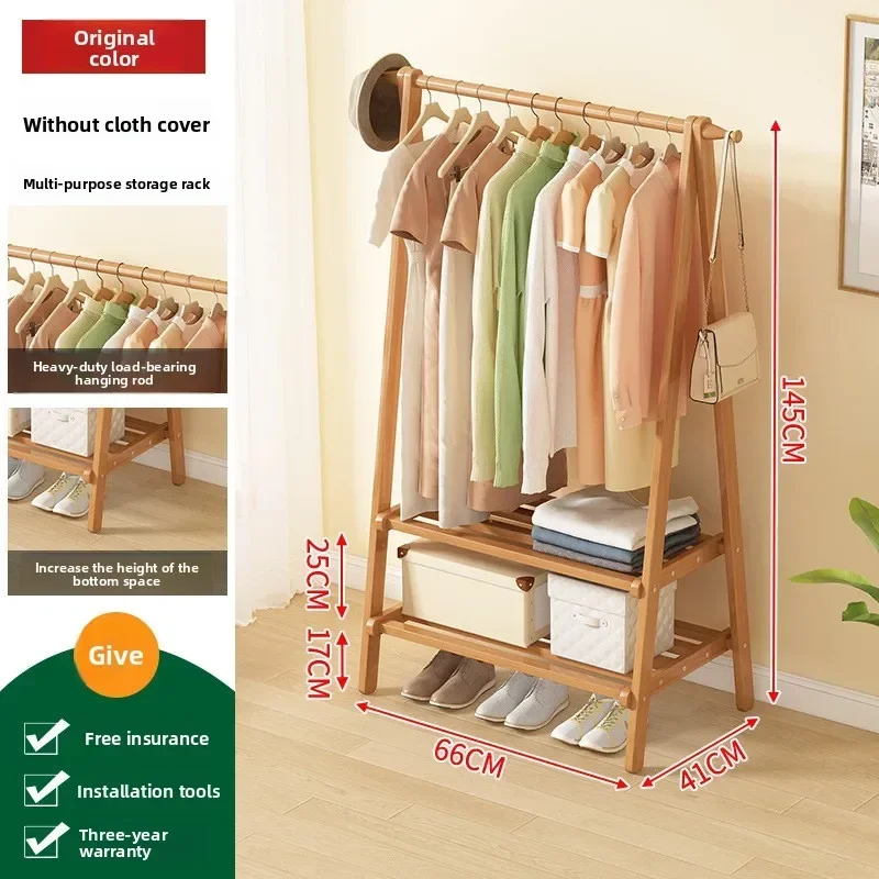 Factory Minimalist Household GoodsBedroom Hanger Simple Coat Rack Hotel Floor Coat Rack Clothes Storage Rack