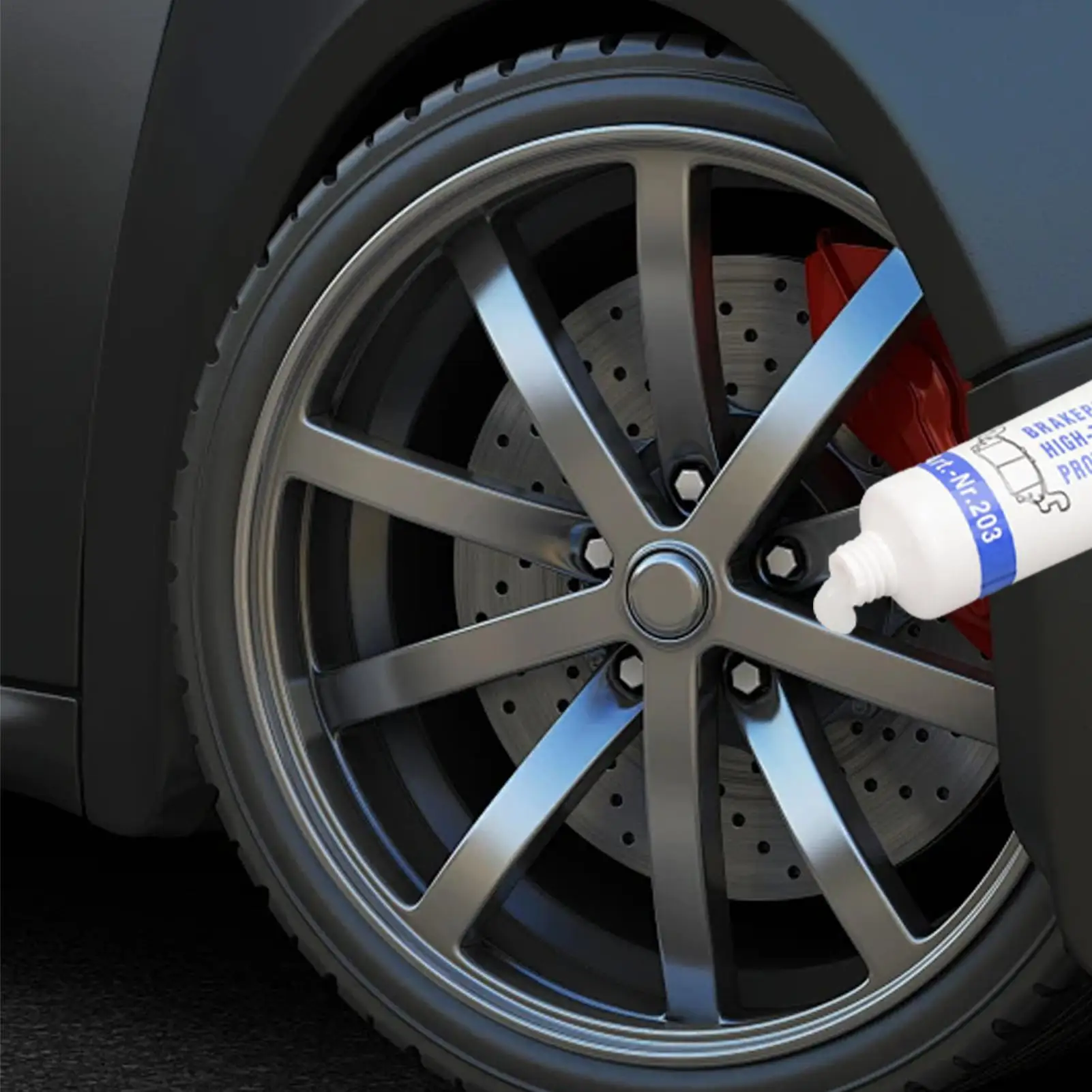 Brake Parts Lubricant Stable Wide Temperature Range Long Lasting For Automotive Assembly Lubricants 3/5/10PCS
