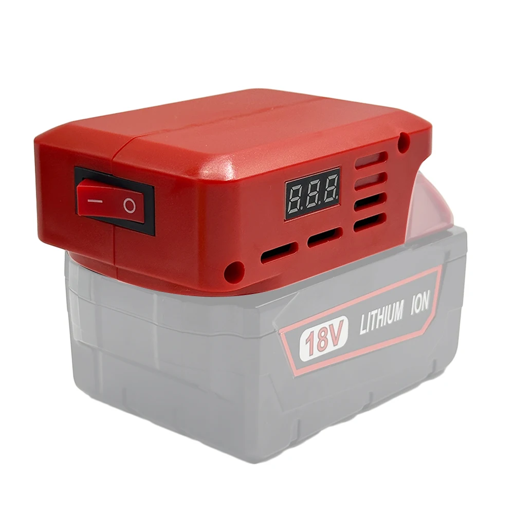 DIY-Adapter für Makita/DeWalt/Milwaukee-Akku, digitale Spannungsanzeige, bidirektionaler Stromwandler, DC XT60 USB, schnelles Aufladen – Detail 3