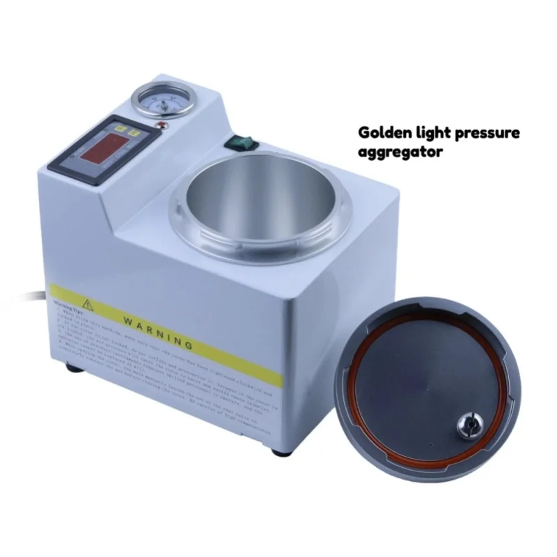 Tragbarer Polymerisator für Zahnmedizin, Aushärtungs-Drucktopf für Dentallabor, Digitalanzeige, Adsorption, Silikonkautschuk-Reparatur