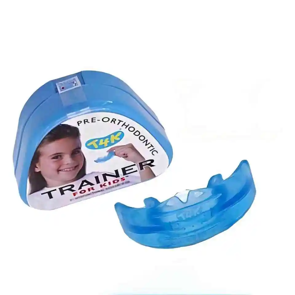 MRC T4K Phase 1 & 2 Orthodontic Trainer for Kids Blue Soft Red Firm Teeth Straightening Braces 6-12 Years Alignment Appliance