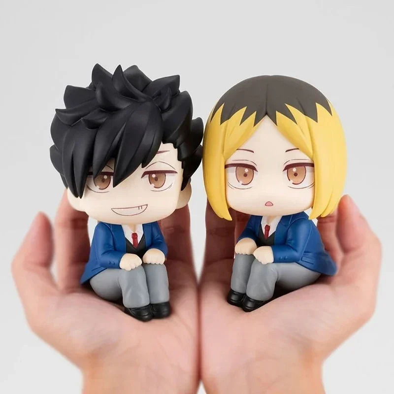 Anime Haikyuu Figures Cute Tetsurou Kuroo Kozume Kenma Action Figures Kid PVC Collection Model Ornament Toys Birthday Gifts