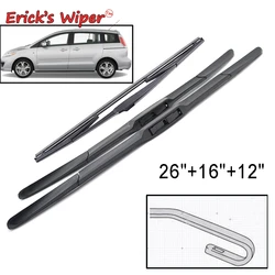 Erick's Wiper Front & Rear Wiper Blades Set For Mazda 5 Premacy MK2 MK3 MPV 2005 - 2017 Windshield Windscreen Window 26