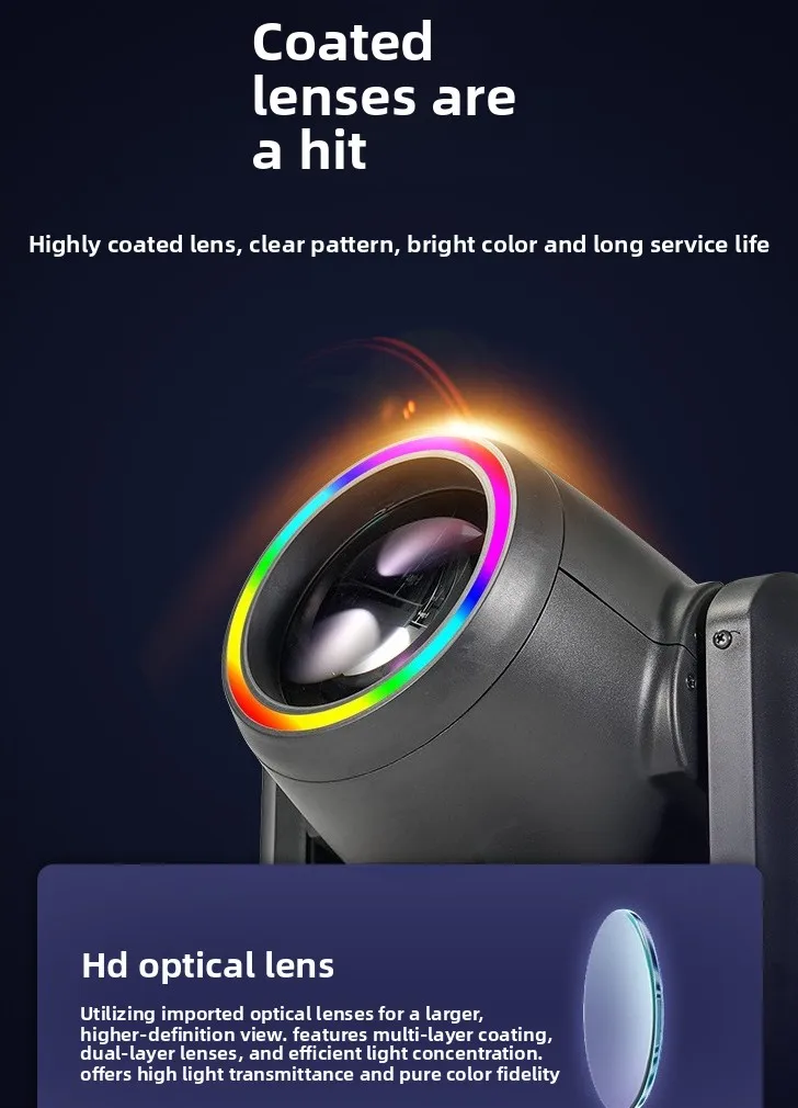 LED beam of light 150W pattern moving head spotlight performance live wedding stage lighting equipment light banquet bar