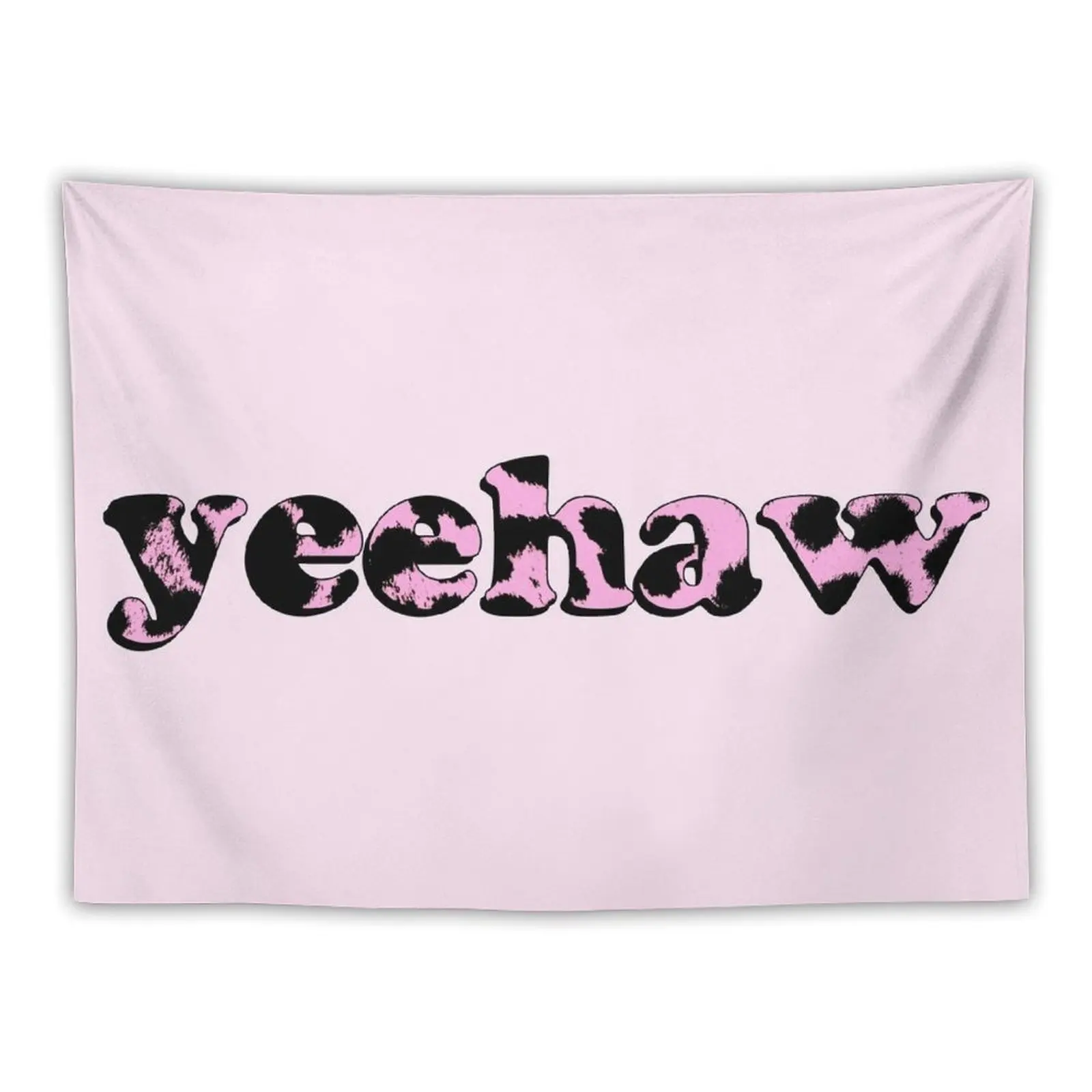 yeehaw (Cowprint) Tapestry Decorative Wall Room Decorations Things To The Room Tapestry