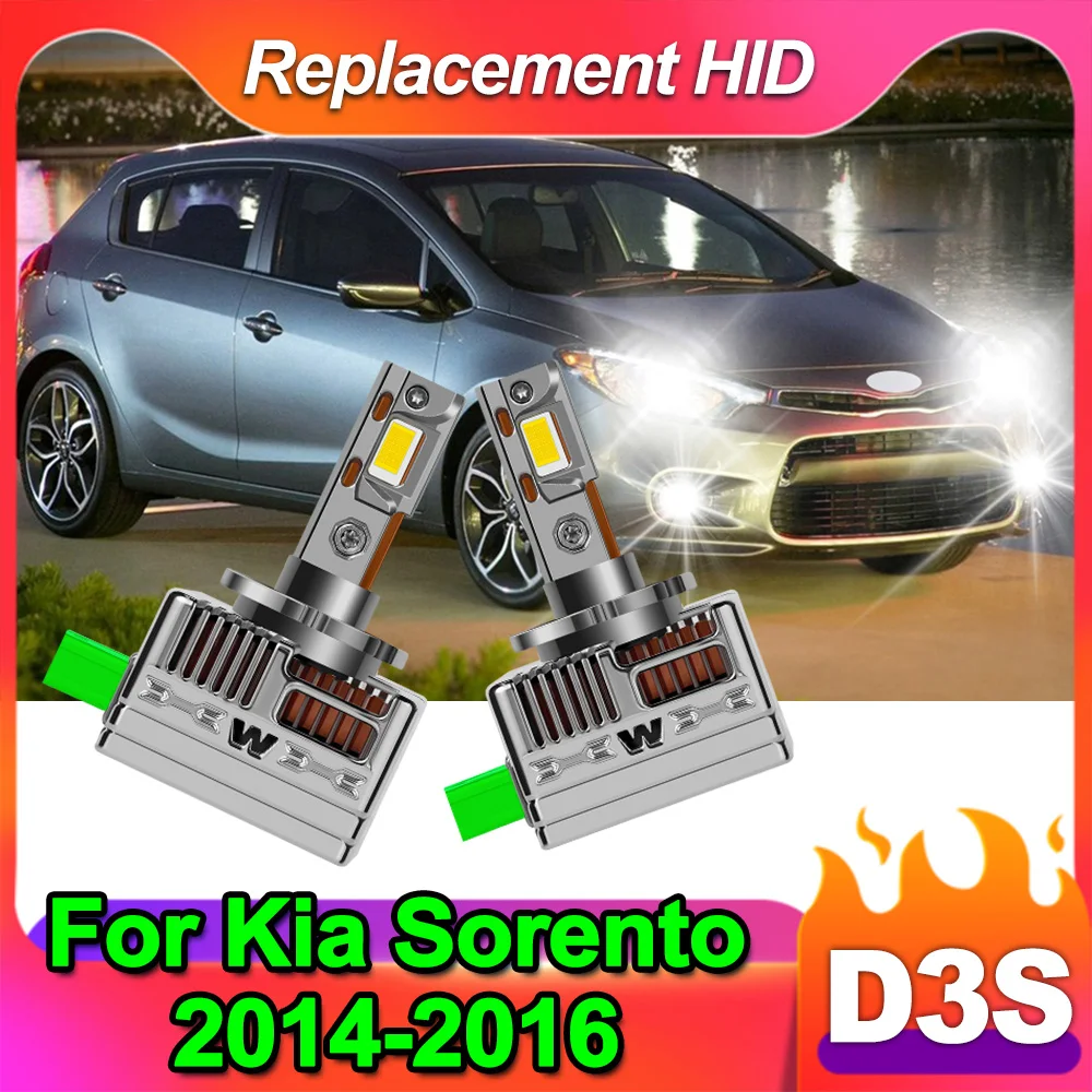 

For Kia Sorento 2014-2016 D3S D3R LED Headlight Kit Bulbs 150W 20000LM 6000K White Replacement Conversion Lamp