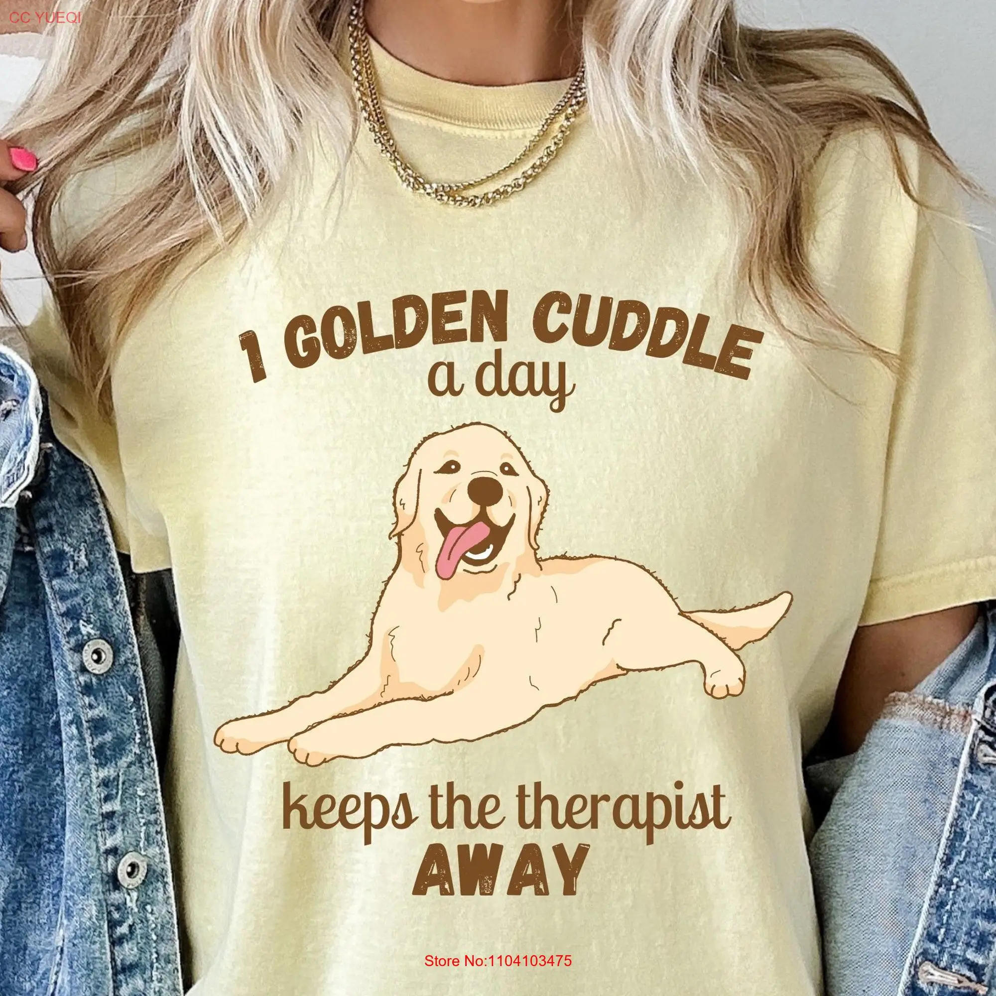 Golden retriever shirt comfort colors mom tee dog birthday gift owner back to school labour day long or short sleeves