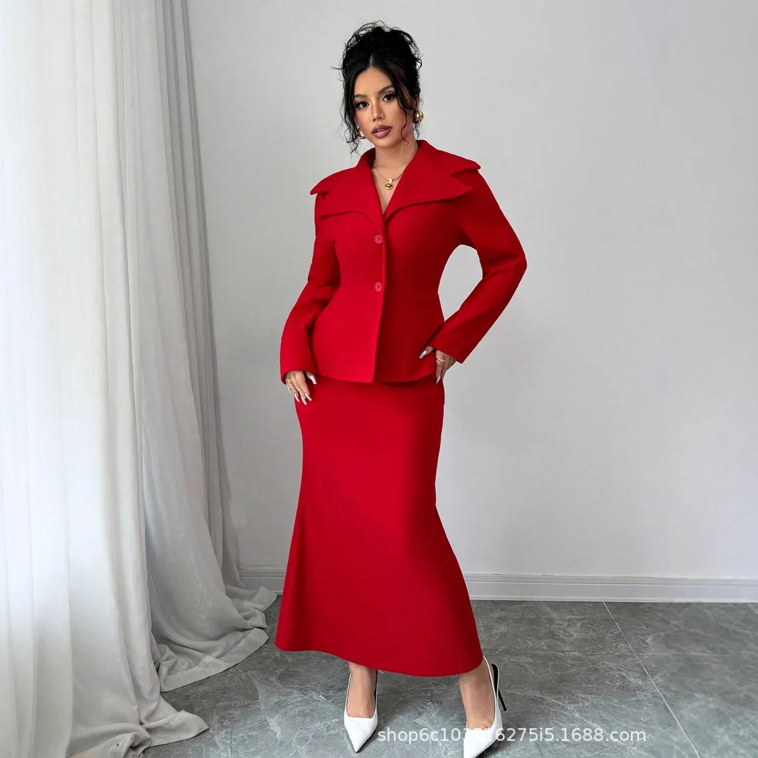 Women's 2026 Spring New Professional Outfit Skirt Set With Elegant Style Women's Casual Dresses Vestidos Luxury Elegant