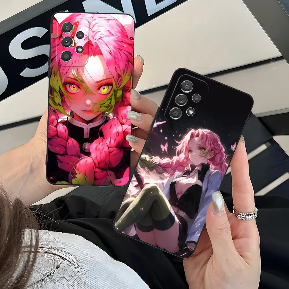 شيطان القاتل ميتسوري قضية الهاتف لسامسونج غالاكسي A73 72 71 70 56 55 54 53 52 36 35 34 23 16 15 5 جرام اللون الغطاء الواقي