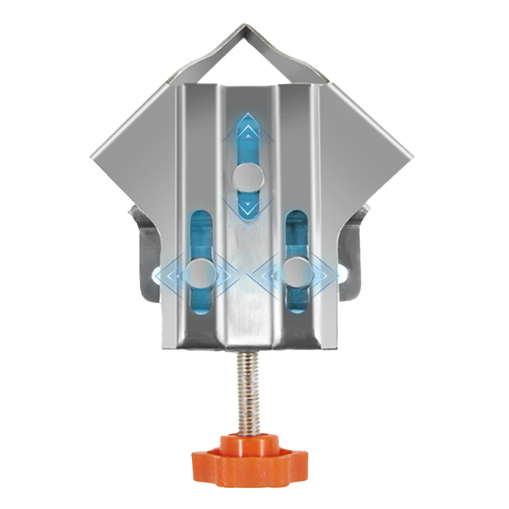Compact Stainless Steel Right Angle Clamp for Woodworking T Shaped Design with Secure Grip for Accurate Alignments