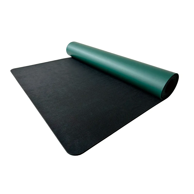 حصيرة يوجا مطاطية فاخرة من المصنع مباشرة من الصين، تصميم سميك للغاية مضاد للتمزق، مثالية لبطلات اليوغا الساخنة وتمارين الأرضية