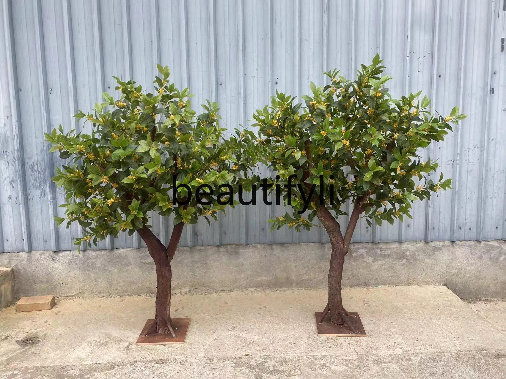 Laurel fake tree shopping mall hotel restaurant floor green plant landscaping decoration