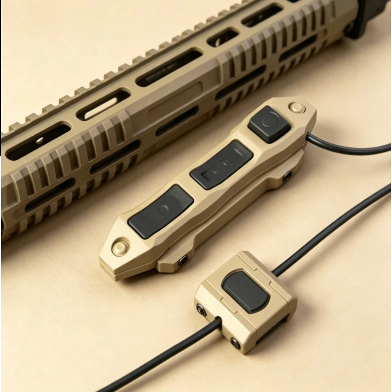 Dual Triple Control Remote Pressure Switch for OGL PEQ-15 2.5mm SF Plug for M600 M300 Flashlight 20mm Rail Toy Accessory
