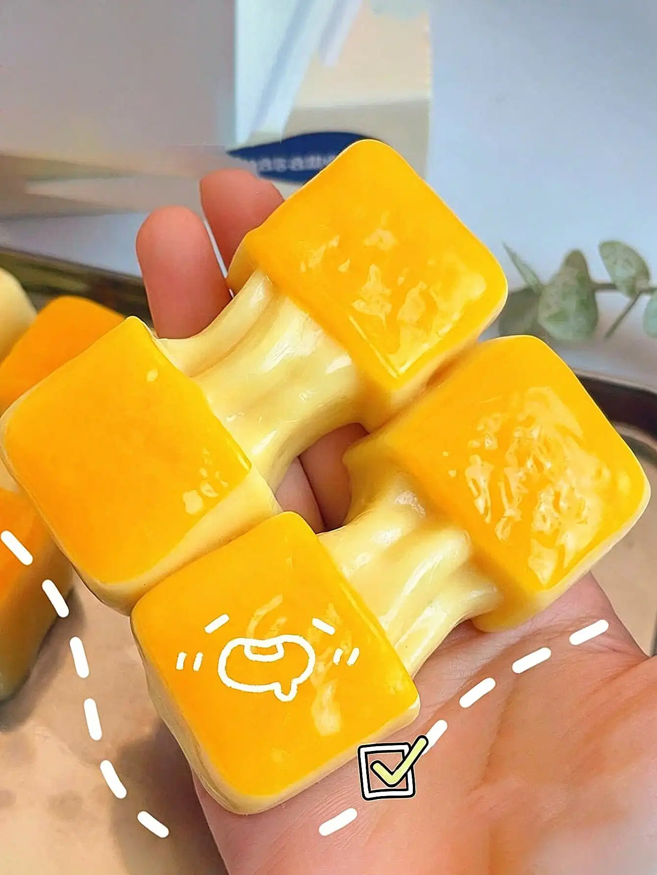

Squishy Rice Cake Stress Relief Toy Squeeze Fidget Toys for Kids Adults Realistic Soft Stretchy Sensory Gift Anti-stress