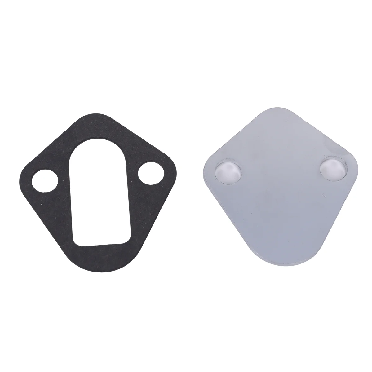 

1Set Chrome Steel Big Block Fuel Pump Block Off Plate W/ Gasket SI-AT11315 for Chevy 396 402 427 454 396-427-454-502 Engine Part