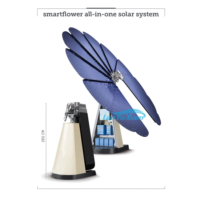 Sistema di tracciamento del caricatore per auto a energia solare Sun Flower