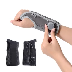 1Pc Wrist Guard Band Brace Respirável Knob Wristband Carpal Tunnel Entorses Suporte Correias Ginásio Musculação Sports Protect 2023