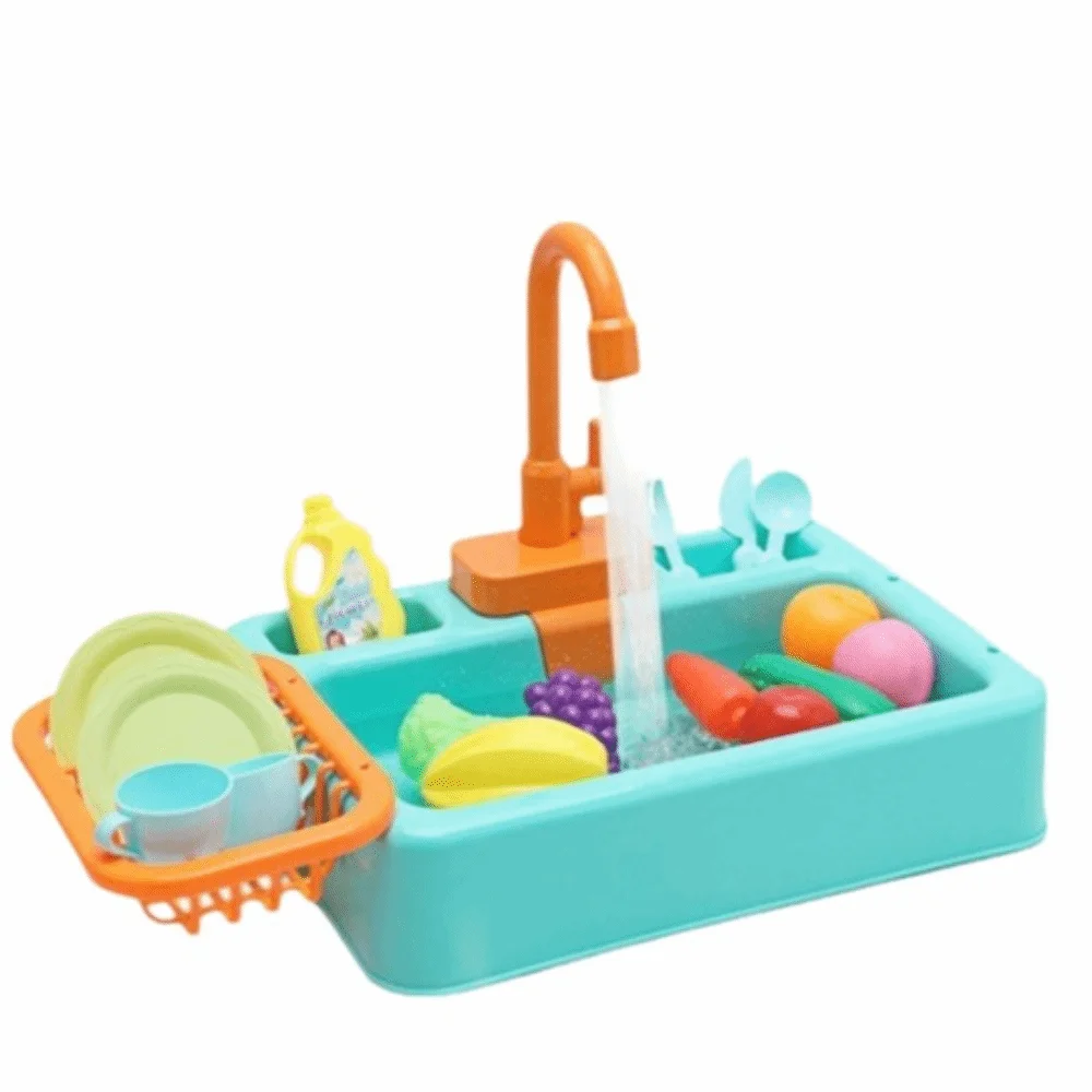 Un ensemble de jouets interactifs pour lave-vaisselle de haute qualité, jouet multifonctionnel intéressant, évier, jouet de Simulation de cuisine Durable pour enfants