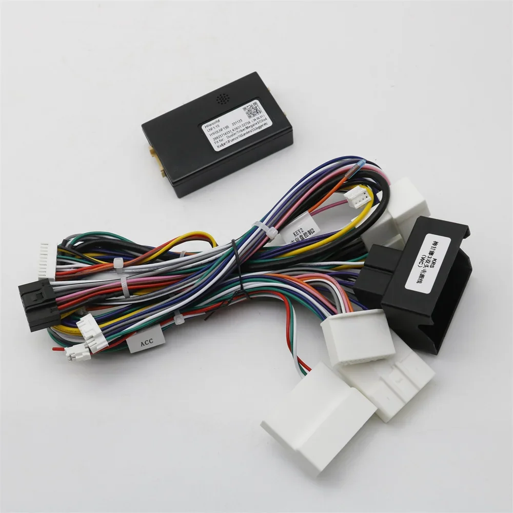 For Renault Megane 3 Koleos/Fluence Stereo Installation Wire Adapter Car 16pin Audio Wiring Harness With Canbus Box